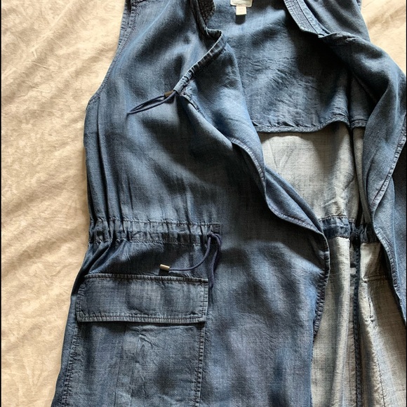 Gap lyocell sleeveless long vest - Picture 7 of 13